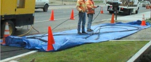 Fiber Optic Cable Underground Installation